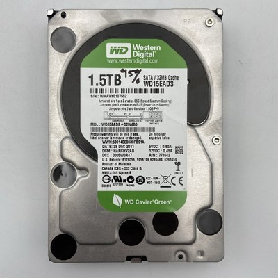 Western Digital Caviar Green 1.5TB Internal 7200RPM 3.5'' WD15EADS HDD hard drive