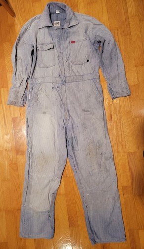 True Vintage Big Smith Mechanic Coveralls Medium Distressed