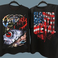 Obituary Florida Death Metal 2 Sided T-Shirt reprint VK10563