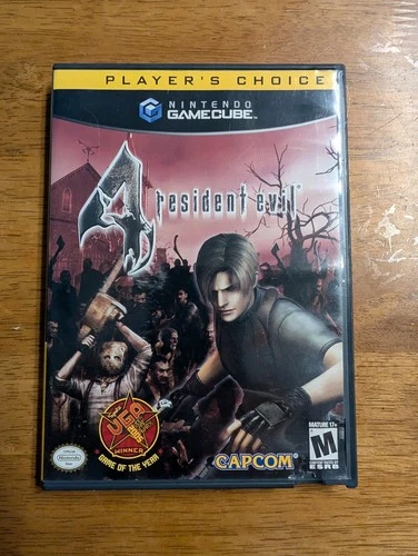 Resident Evil 4 Nintendo GameCube Capcom 2 Disc Manual M NTSC Action Horror CIB