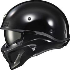 Scorpion Covert X Solid 3-in-1 Motorcycle Helmet Gloss Black