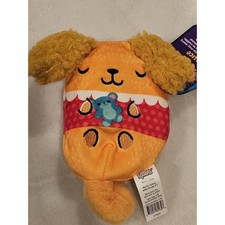 Dogs Vs Squirls Squirrels 4  Dog Alice Yellow Fluffy Beanie Bean Bag Plush