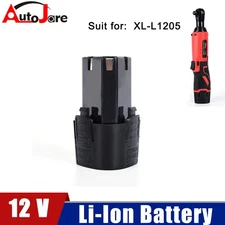 12V Autojare Battery of 3/8" Cordless Ratchet Right Angle Wrench Li-Ion 1.5Ah