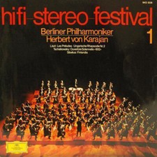 hifi stereo-festival 1, Berliner Philharmoniker Herbert von Karajan; 1 LP