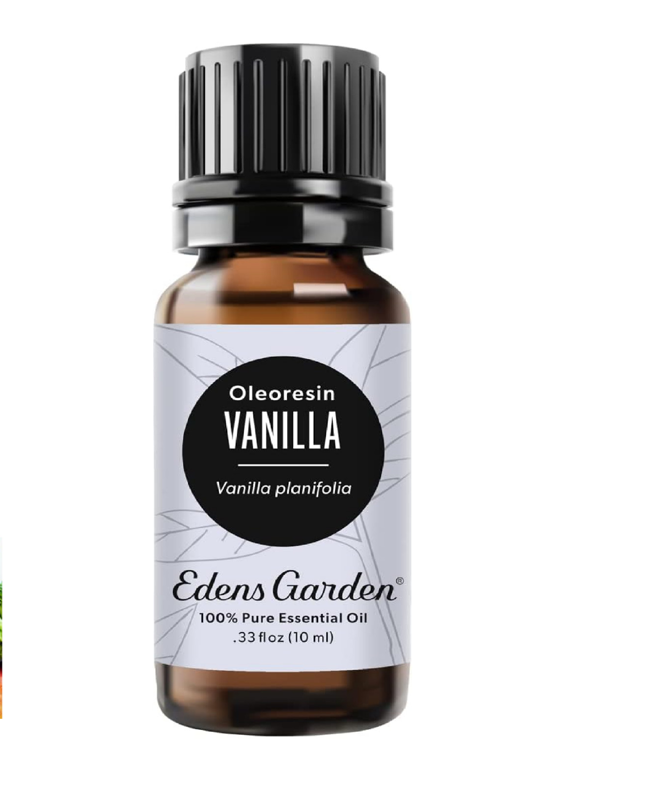 Edens Garden Vanilla- Oleoresin Essential Oil, 100% 0.33 Fl 