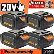 PACK For Worx 20V PowerShare 8.0 Ah Battery WA3575 WA3520 WA3675 WA3674 20 Volt