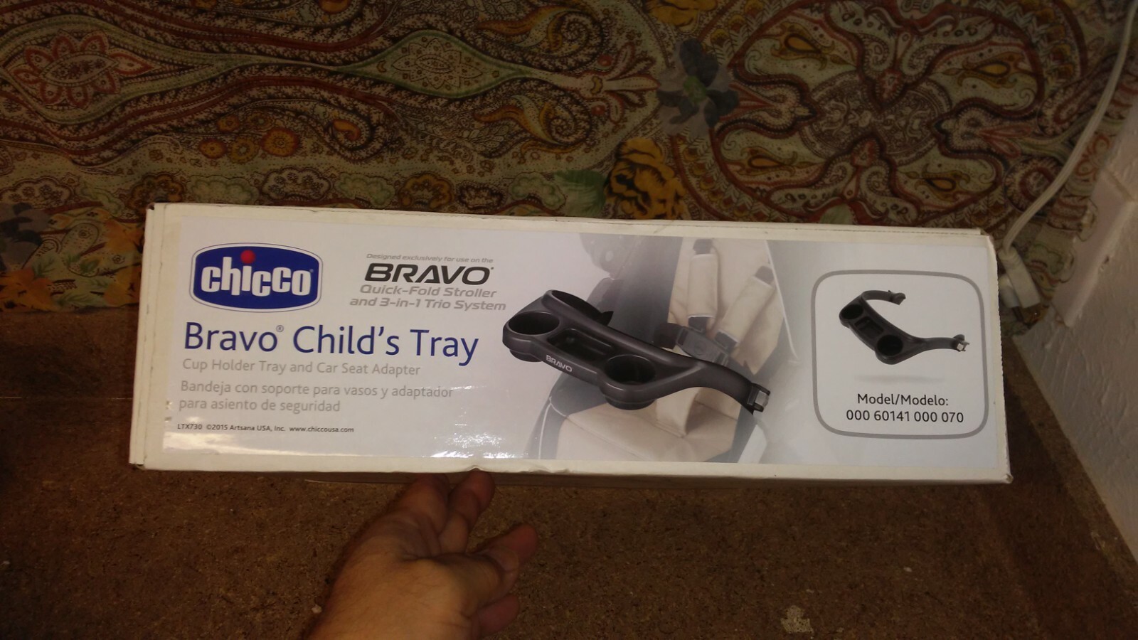 chicco bravo child tray