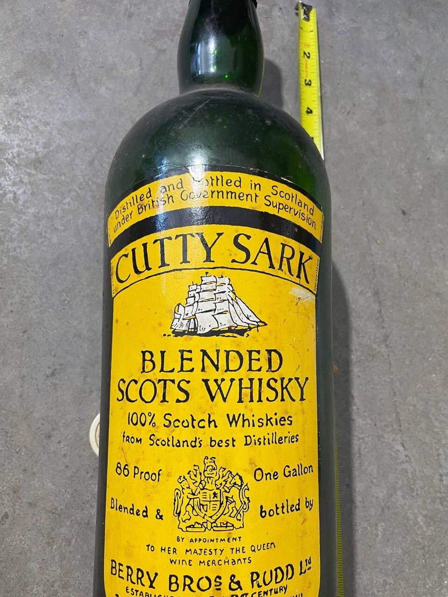 Vintage Cutty Sark Whiskey Giant Display Bottle | eBay