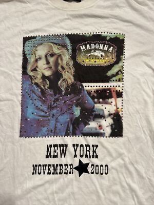 00s ARCHIVE DOLCE＆GABBANA Madonna PrintT Dolce Gabbana Madonna Sequins Music Album Tshirt For ROSELAND