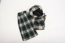 House of Ireland Girls Plaid Cape Poncho Coat  Skirt L 7-8 8-10 Tartan Plaid
