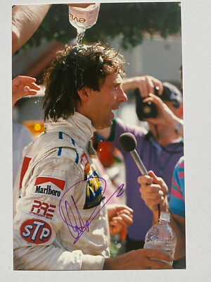 Christian Danner  - Formel 1 -  original Autogramm - Größe 14 x 9 cm