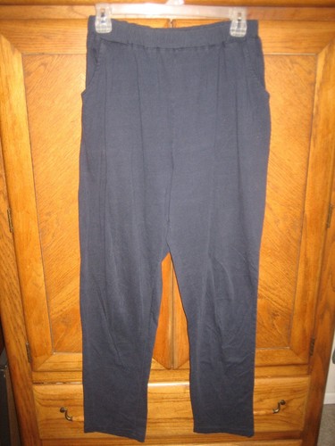 BOBBIE BROOKS Dark Navy 2 Pocket Elastic Waist Womens Casual Pants Size 25x30
