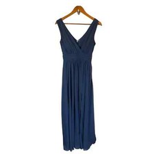 Lulus Heavenly Hues Maxi Dress Navy Blue XS