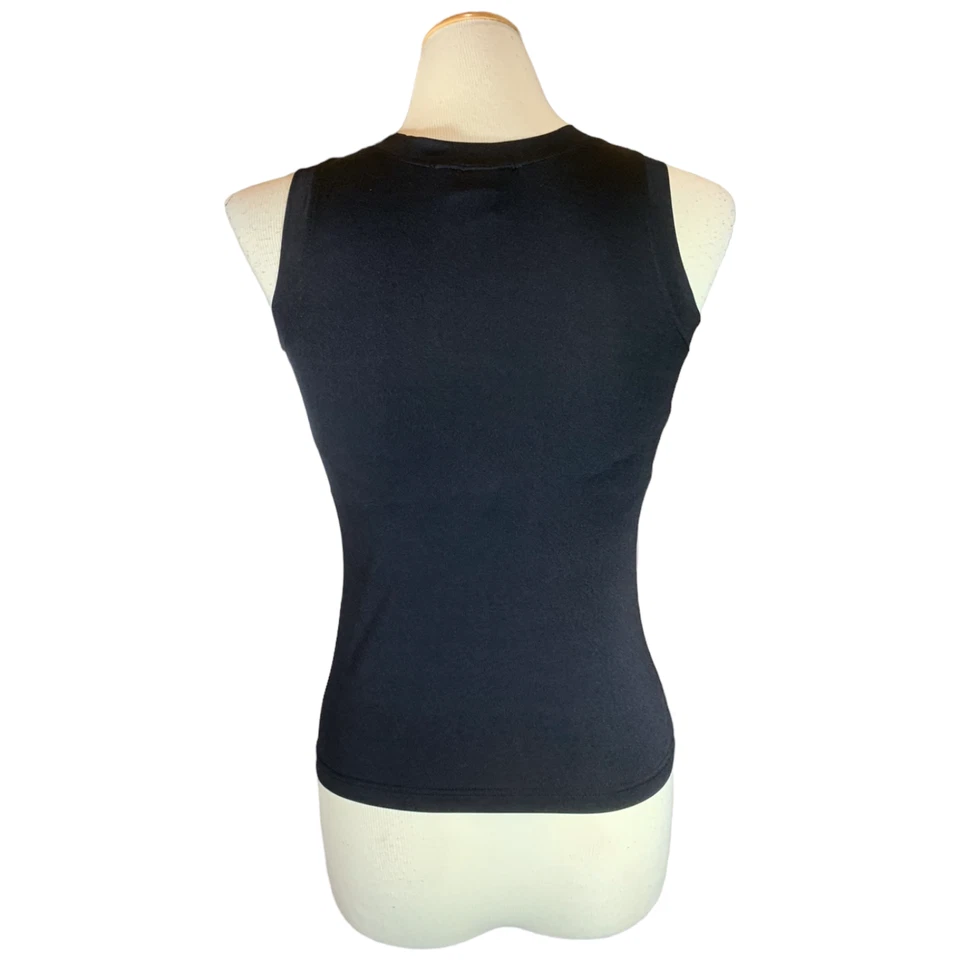 Camisola Kathleen Kirkwood Forro Suave Cami con Sujetador de Soporte NUEVO CON ETIQUETAS PEQUEÑA NEGRA A65385 Foto 2 de 2