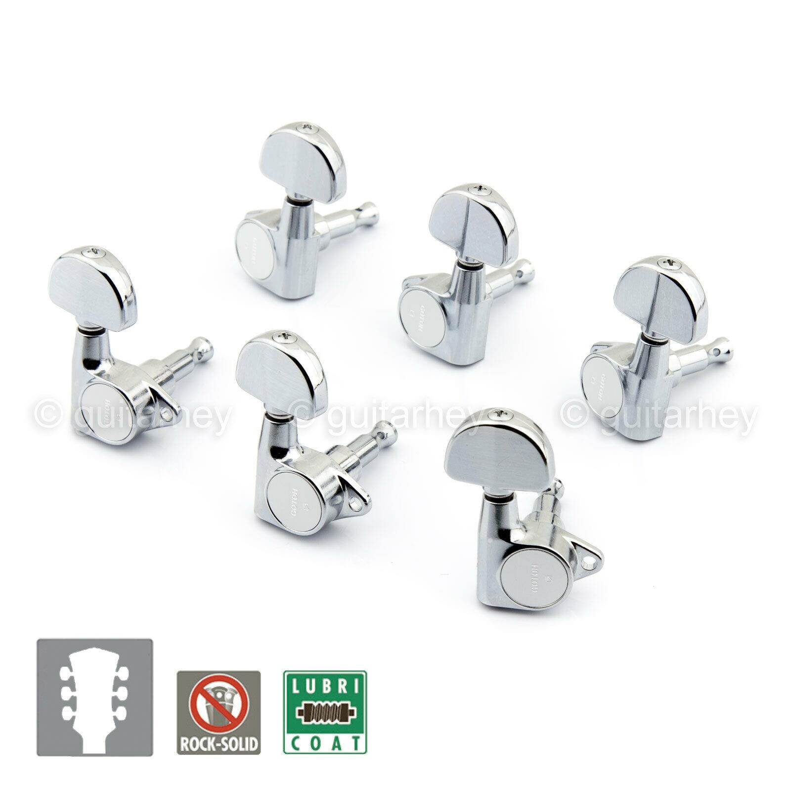 NEW Gotoh SG30120 Tuners Tuning Keys Dome Vintage Grover Style 3×3