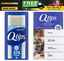 Q-tips Cotton Swabs For Hygiene and Beauty Care Original Cotton Swab 100% Cotton