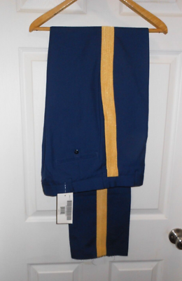DSCP U.S. Army Dress Blue Pants 34XL Gold Stripe Uniform Wool Blend  Unhemmed NWT | eBay