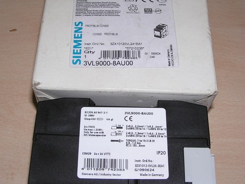 NEW - Siemens 3VL9000-8AU00 E:01 Profibus COM20 for SENTRON VL open original box - Foto 2 di 7
