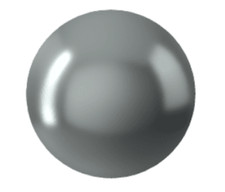 DARK GRAY Pearl Hotfix 6ss 2mm IHC 2080/4 Austrian Flatback Cabochon 144 pcs