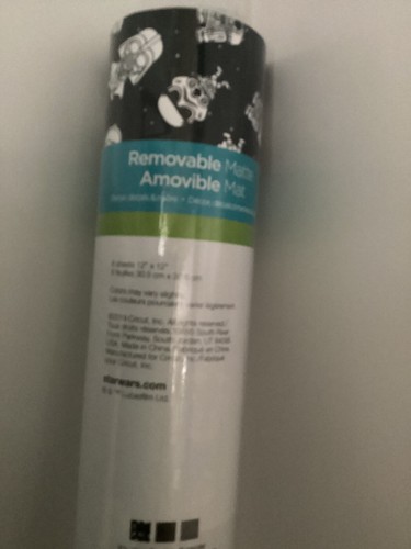 Cricut Patterned Vinyl Sampler 12" x 12" Roll- 6 Sheets Star Wars Removable.   H - Picture 6 of 10