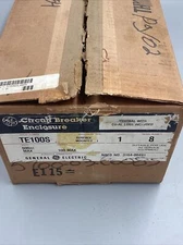 HOUSTON STOCK NEW GE TE100S CIRCUIT BREAKER ENCLOSURE 100A NEMA 1 FREE SHIPPING