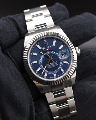 Rolex Sky-Dweller Blue Dial 326934 Oyster Unworn Full Set