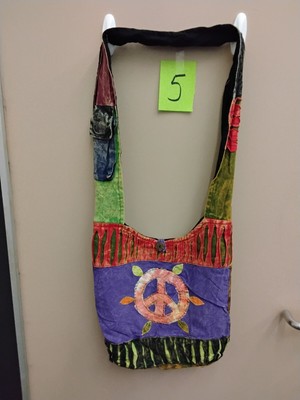 NEW - Kathmandu  Sling Bag Bohemian - Hippie Shoulder Zip & Button Closure