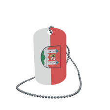 Dog Tag Flag Bunting Run at Pegnitz Dog Tag Aluminium 30 x 50mm
