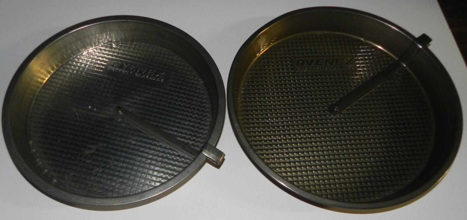 Ovenex Waffle Design Cake Pans with Sliders Set of 2 eBay