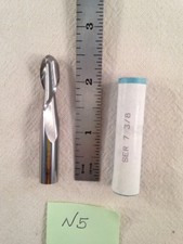 1 NEW FALCON / SGS 3/8" DIAMETER CARBIDE END MILL 2 FLUTE. BALL. 1" LOC N5