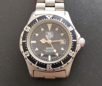 非売品◎店頭ディスプレイTAG HEUER 90s vintage オブジェ TAG Heuer 2000 Men's Black Watch - 973.015 for sale online | eBay