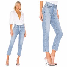 agolde riley blue rock