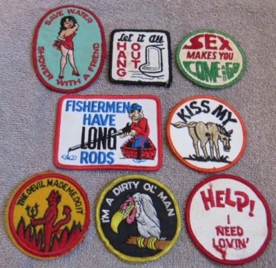 Patch brodé vintage Tackle Logic à coudre 4,5 hameçon poisson badge Patch brodé vintage Tackle Logic à coudre 4,5 hameçon poisson badge