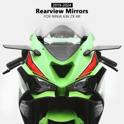 For Kawasaki Ninja 636 ZX-6R 2019-2024 Motorcycle Side Mirrors