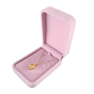 Luxurious Velvet Necklace Pendant Box, Necklace Case, Pendant Soft Gift Box