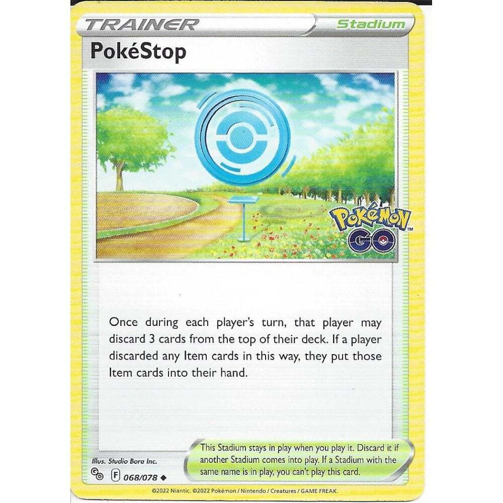 068/078 Pokestop Uncommon Pokemon GO Pokemon
