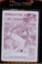 2012 Topps Pro Debut Printing Plates Magenta #24 Christian Yelich 1/1 - NM