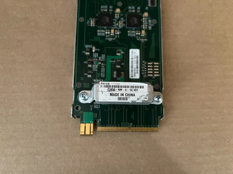 CISCO QUAD PORT 1 GE NETWORK MODULE C3850-NM-4-1G 73-12735-07 B3-4(5) - Image 3 of 4