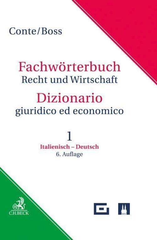 Thumbnail - Fachwörterbuch Recht Und Wirtschaft Band 1: Italienisch - Deutsch