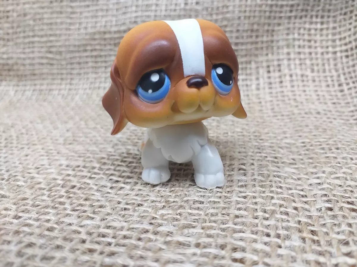 LPS #76 St. Bernard Brown Blue Eyes Preowned | eBay