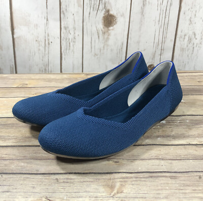 NEW Rothy's Ballet Round Toe Classic Flats Knit  Womens Size 7 Slip On Loafers