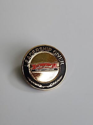 Leadership Giver Lapel Pin Maryland Charity Campaign