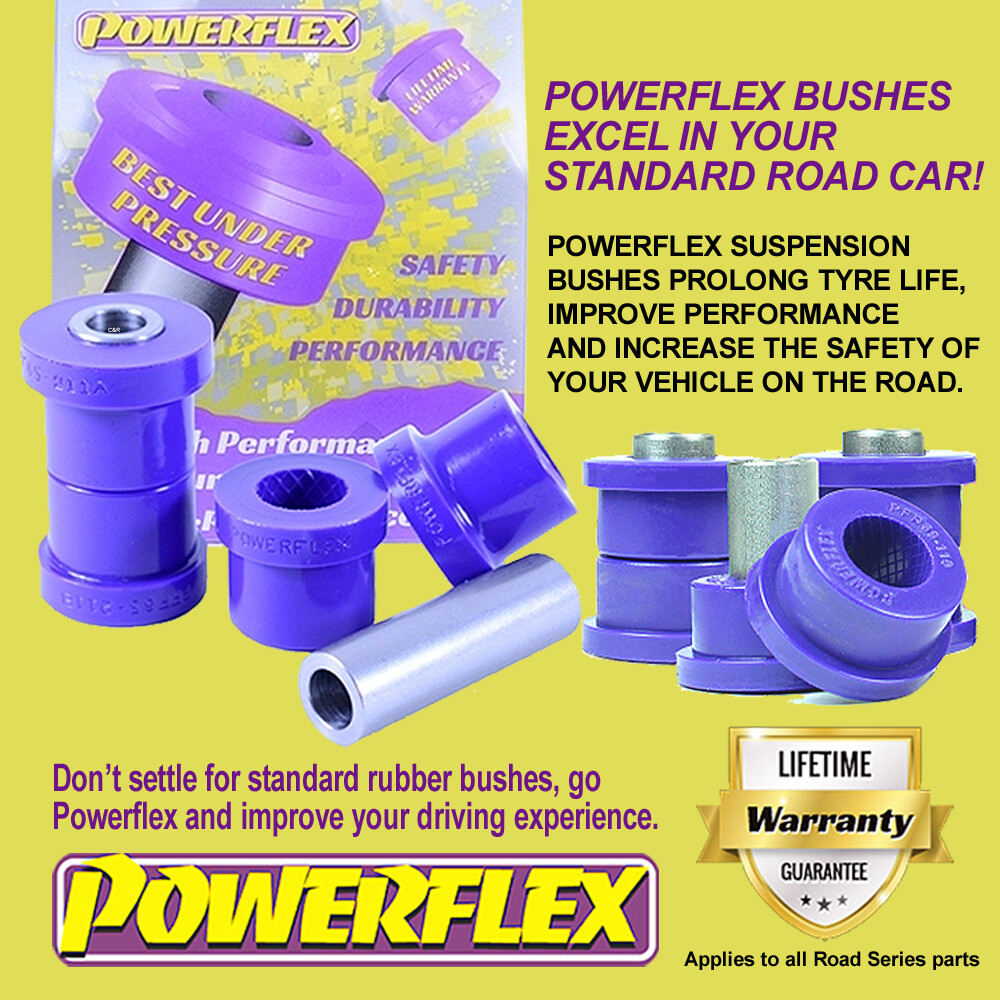 Powerflex Front Wishbone Lower Bushes for Volvo 850, S70, V70 (91-00) PFF88-101