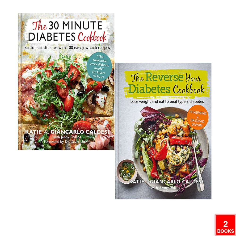 Giancarlo Caldesi Unisex The 30 Minute Diabetes Cookbook & The Reverse Your Diabetes 2 Books Collection Set - Image 3