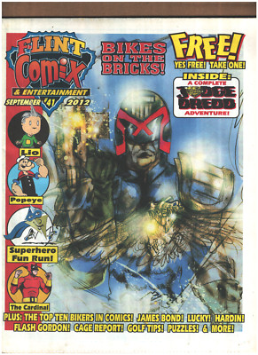 Flint Comix & Entertainment #41 BOND JUDGE DREDD POPEYE FLASH GORDON 2012