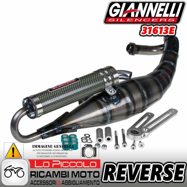 31613E Auspuff Giannelli Reverse Auspuff Aprilia SR 50 R Factory IE 2005 - 2015-image