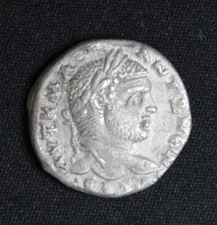 Roman Provincial Silver Tetradrachm Laodicea Mare 198 AD Caracalla Ancient Coin