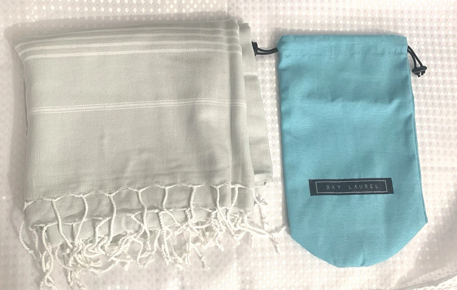 Turkish Beach Towel with Travel Bag - Thumbnail 3
