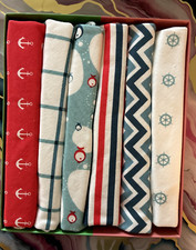 6 Gift Box Set Koala Cotton Baby Bandana Bibs for Boys and Girls Bibs w/Snaps