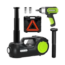 E-HEELP Electric Car Jack Kit 5Ton 12V Car Jack Hydraulic (Lifting Range: 6.1...